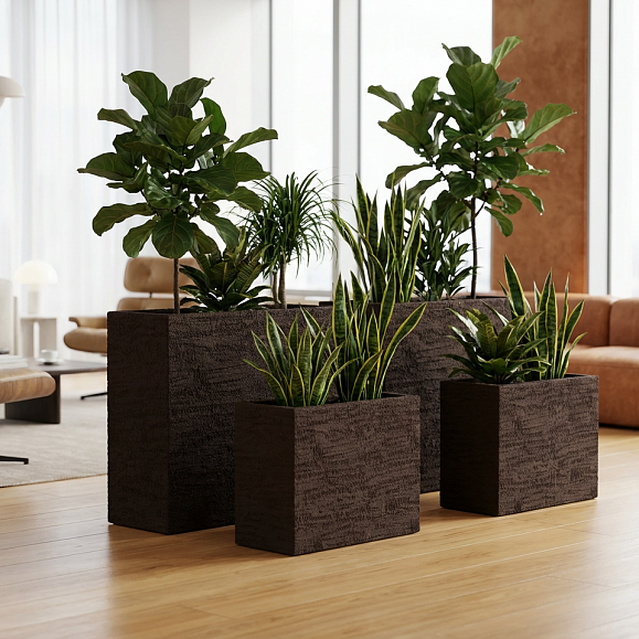 Кашпо Concretika Balcony 40x15x15 Erosia фото 1