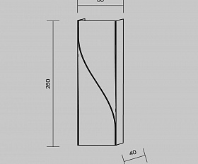Архитектурная подсветка Twist 3000К 11Вт IP 65 Maytoni O040WL-L11W3K цвет Белый