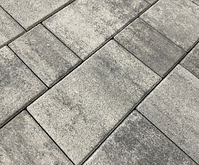 Тротуарная плитка Выбор Старый город Искусственный камень 1Ф.6 60 мм Шунгит
