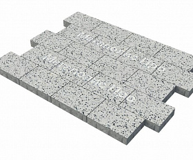 Тротуарная плитка Фабрика Готика Картано Гранде 300х200х60 мм Грис Парга FINO