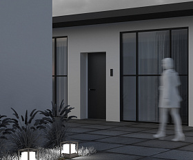 Ландшафтный светильник Trim Maytoni O455FL-01GF цвет Графит