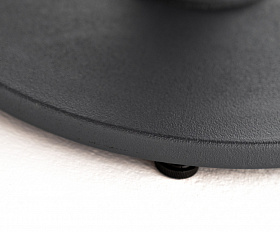 Чили интерьерный стол из HPL круглый Ø80 H32, цвет серый гранит