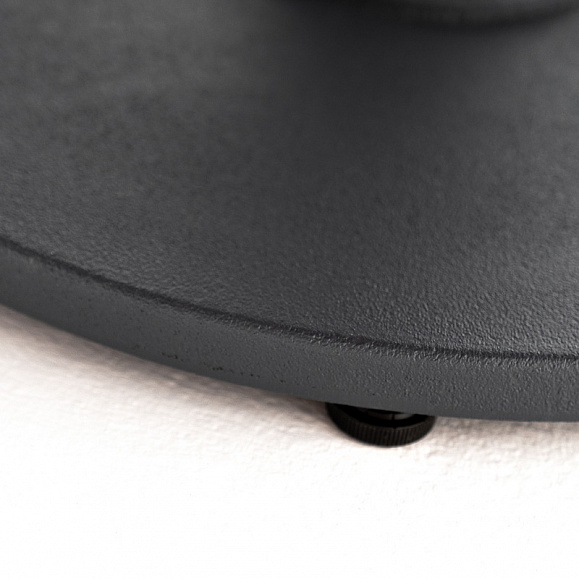 Чили интерьерный стол из HPL круглый Ø80 H32, цвет серый гранит фото 4