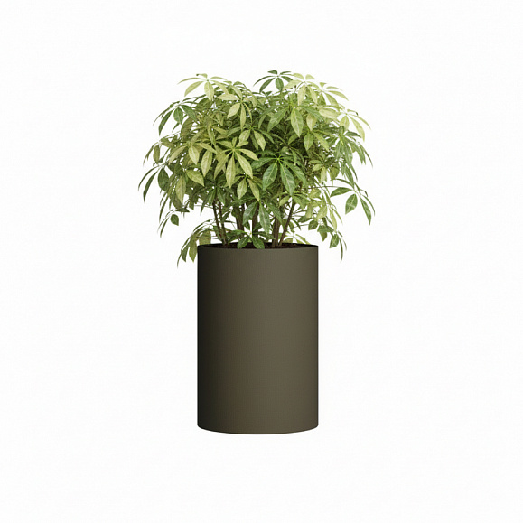 Кашпо Concretika Тюб Макси D40H60 Олива 310 256 фото 6