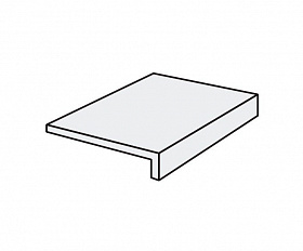 Клинкерная ступень прямоугольная Stroeher Keraplatte Asar 620 sass, 294x340x35x11 мм