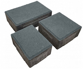 Тротуарная плитка Лидер 40 Старый Город 60 мм Зеленый