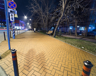 Тротуарная клинкерная брусчатка ЛСР Барселона 200х100х50 мм, соломенный