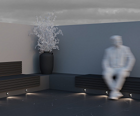 Подсветка для лестниц Via Urbana Maytoni O022-L3GR цвет Серый