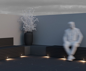 Подсветка для лестниц Bil Maytoni O015SL-L3B3K цвет Черный