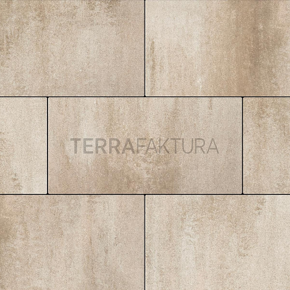 Тротуарная плитка Terrafaktura Урбан 600x300x80 мм Береговая дюна фото 1