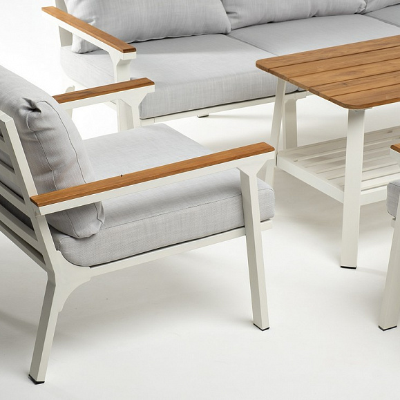 Кресло из алюминия CONCORDE белое Joygarden фото 2