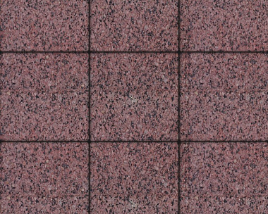 Тротуарные плиты Выбор Квадрат  Б.1.К.6 300х300х60 мм Гранит Красный с черным