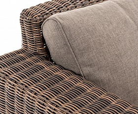 Диван трехместный Боно 4SIS из искусственного ротанга, цвет коричневый