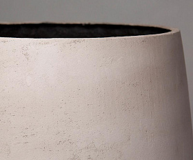 Кашпо Concretika Bowl D80 H45 Concrete White