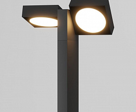 Уличный светильник Elektrostandard Twin 35170/F черный