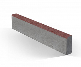 Бордюр садовый Koldiz БР 100.20.8 Моно Бордовый