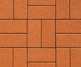 Брусчатка Прямоугольник 2.П.4 40 мм Оранжевый Гранит