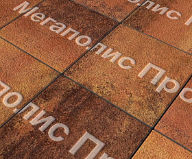 Тротуарные плиты Выбор Квадрум В.1.К.10 300х300х100 мм Листопад Гранит Саванна