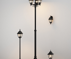 Настенный светильник (бра) Abbey Road Maytoni O003WL-01B цвет Черный