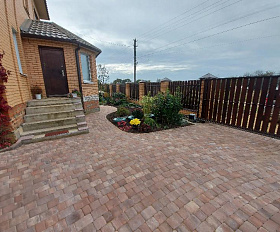 Тротуарная плитка Инсбрук Альт 40 мм Color Mix Берилл