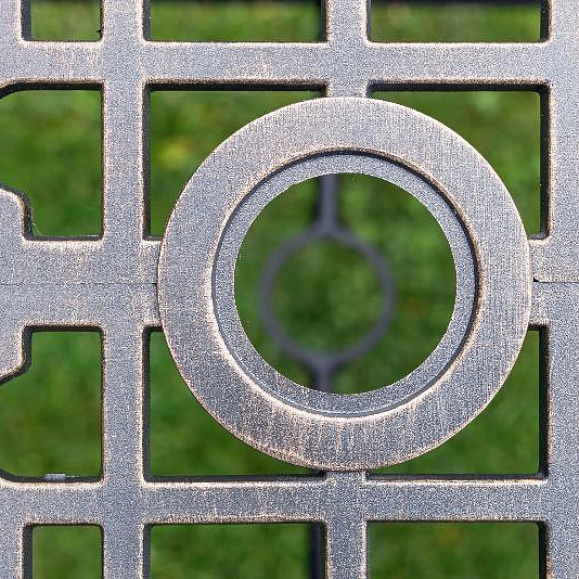 Обеденный комплект Wilhelm Royal Family из алюминия на 8 персон фото 6