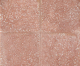 Тротуарная плитка 342 Механический завод Квадрат 500х500х40 мм шлифованная с мраморной крошкой цвет Красный