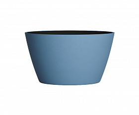 Кашпо Concretika Боул D80H45 Блю 5024