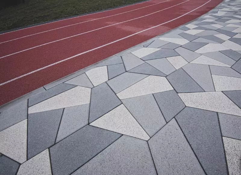 Плита Фабрика Готика Полигональ 80 мм Granite FERRO Цветок Урала фото 2