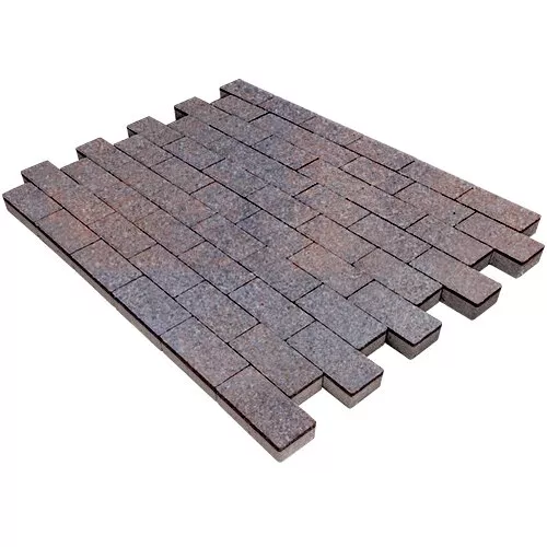 Тротуарная плитка Steinrus Прямоугольник Лайн 200х100х60 мм Рица BackWash фото 2