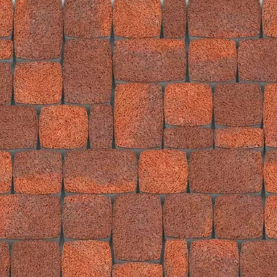 Тротуарная плитка Каменный Век Классико Модерн ColorMix 60 мм Вишнево-оранжевый Гранит фото 1