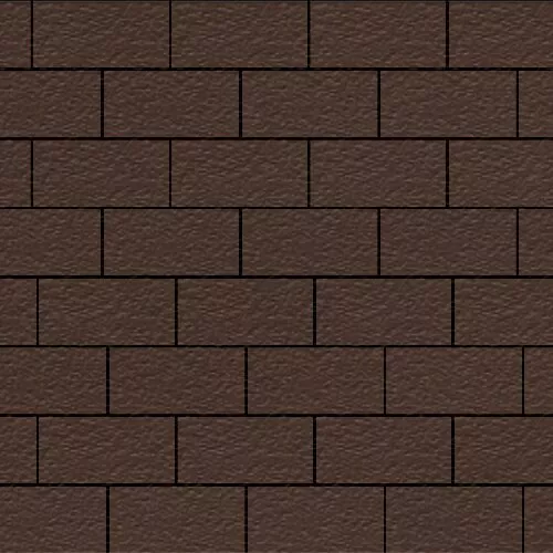 Тротуарная плитка Steinrus Прямоугольник Лайн 200х100х60 мм Коричневый Бассировка фото 1