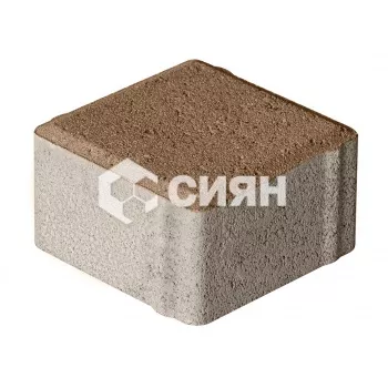 Тротуарная плитка Сиян Квадрат П20-6 60 мм Дикий камень фото 1