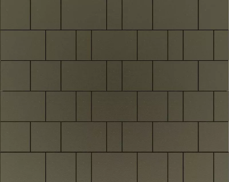 Тротуарная плитка Фабрика Готика Новый Город 240х160х60, 160х160х60, 80х160х60 мм. PROFI черный на сером цементе ч/п фото 1