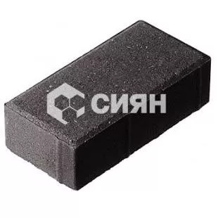 Брусчатка Сиян 200x100x60 мм Черный фото 1