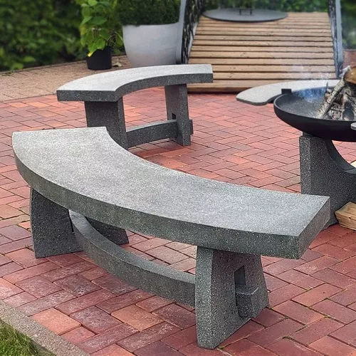 Скамья для костровой зоны SK180 Concretika 180х37х45 см фото 1