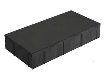 Тротуарная плитка Нобетек Широкоформатная 5П8ф 600x300x80 черная