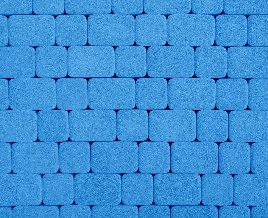 Тротуарная плитка Выбор Классико А.1.КО.4 40 мм. Синий фото 1