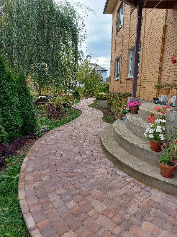 Тротуарная плитка Artstein Инсбрук Альт 60 мм Color Mix Берилл фото 4