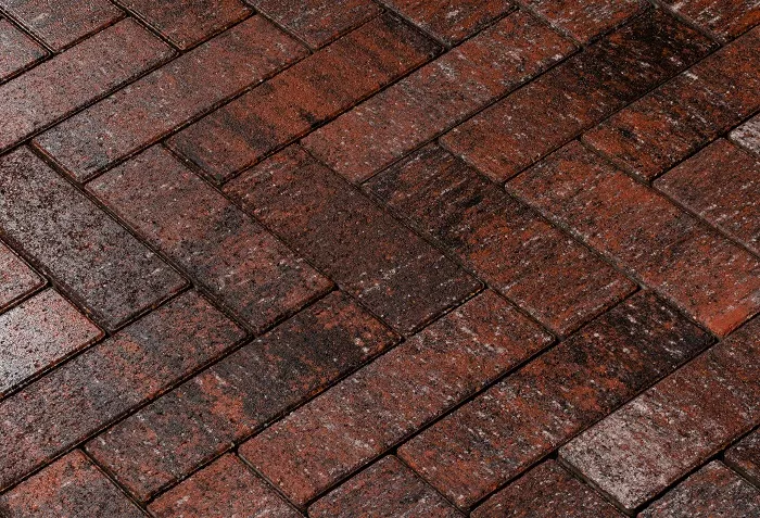Тротуарная плитка 342 механический завод Паркет 240x80x60мм ColorMix Вулкан фото 2