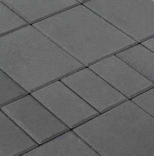 Тротуарная плитка Braer Мозаика, 60 мм. серый