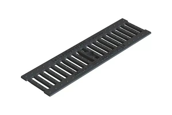 Решетка водоприемная Standartpark Basic DN100 чугунная щелевая кл. С250 фото 1