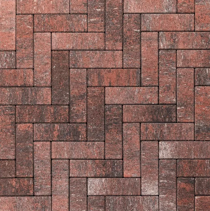 Тротуарная плитка 342 механический завод Паркет 240x80x60мм ColorMix Вулкан фото 4