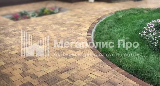 Проект «Московский». Тротуарная плитка Старый город Ландхаус Прайд