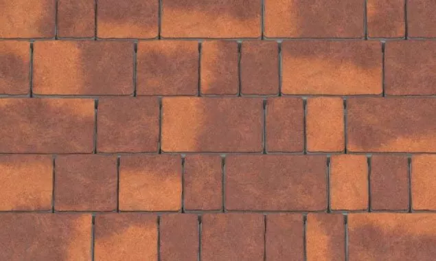 Тротуарная плитка Каменный Век Старый город ColorMix 60 мм. Коричнево-оранжевый фото 1