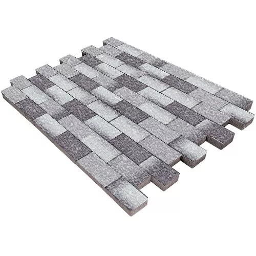 Тротуарная плитка Steinrus Прямоугольник Лайн 200х100х40 мм ST Оникс Native фото 2