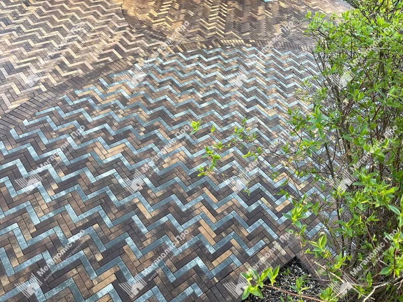 Тротуарная плитка Braer Прямоугольник ColorMix 200х50х60 мм Прайд фото 5