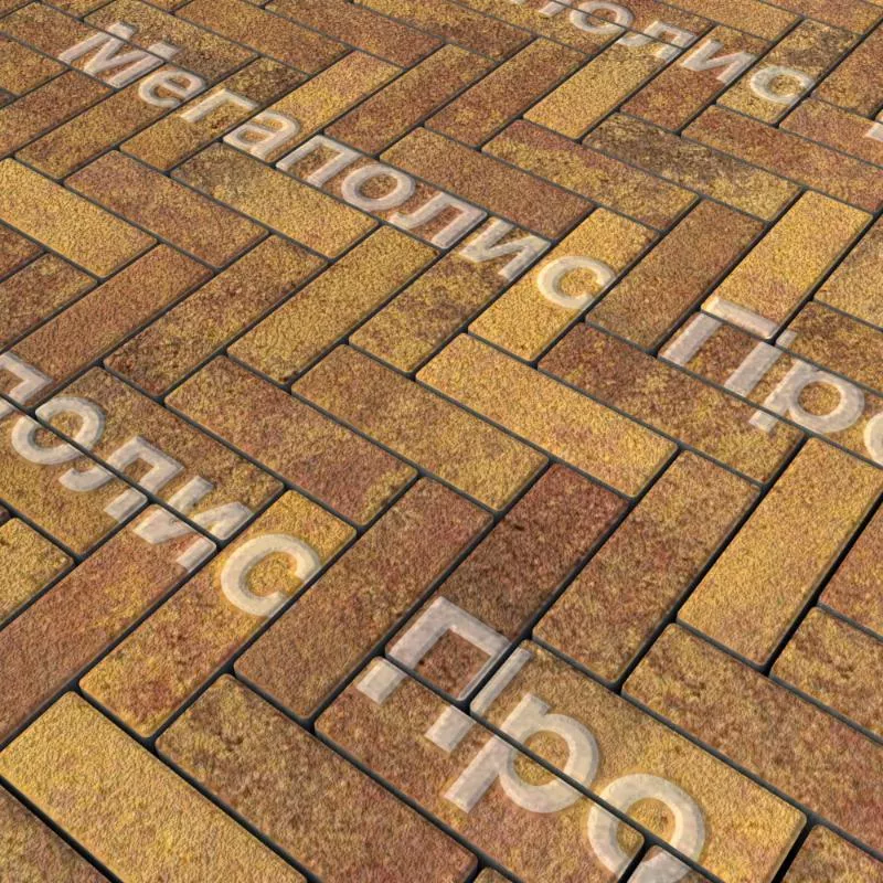 Тротуарная плитка Выбор Паркет Б.4.П.6 Листопад Гранит Осень фото 1