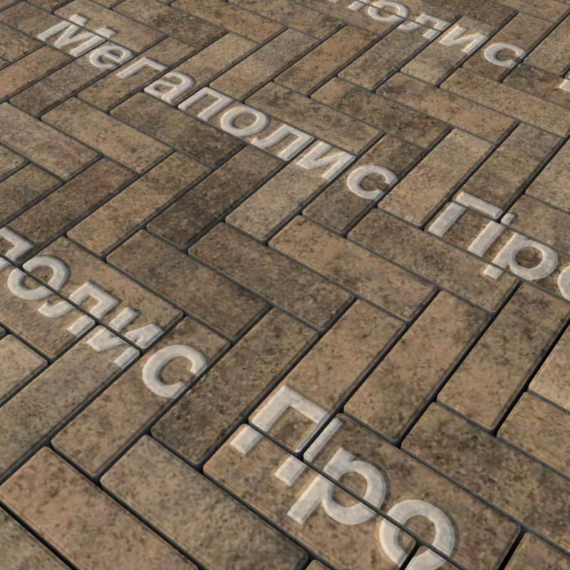 Тротуарная плитка Выбор Паркет Б.4.П.6 Листопад Шелковица фото 1