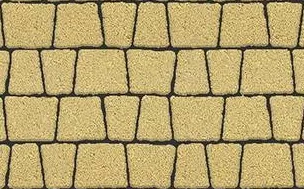 Тротуарная плитка Выбор Антик Б.3.А.6 Гранит 60мм Желтый фото 1