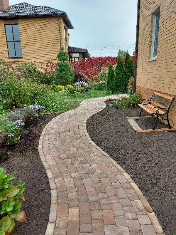 Тротуарная плитка Artstein Инсбрук Альт 60 мм Color Mix Берилл фото 5